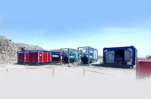 8 set kompresor udara 350kW GESO + 1500m3/jam sistem generator nitrogen membantu industri Petrokimia Xinjiang China
